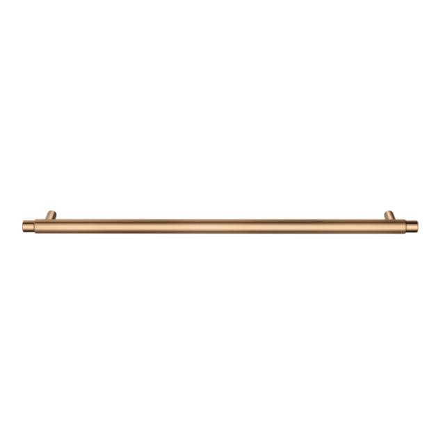 Meir Öppen Round Pull 328mm Cabinet Handle Knurled Lustre Bronze MRCH-2P32N-PVDBZ - The Blue Space