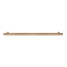 Meir Öppen Round Pull 328mm Cabinet Handle Knurled Lustre Bronze MRCH-2P32N-PVDBZ - The Blue Space