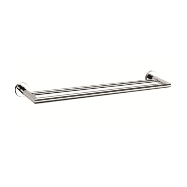 Nero Dolce Double Towel Rail 700mm - Chrome NR3630dCH | The Blue Space