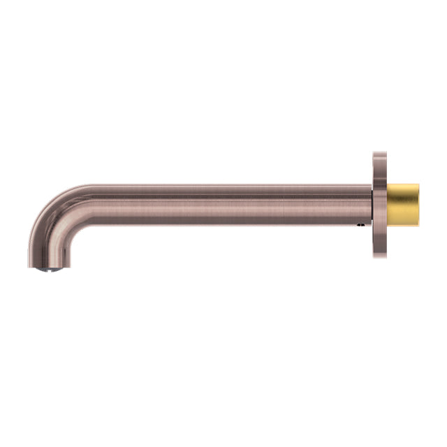 Nero Mecca Basin/Bath Spout Only Brushed Bronze side view | The Blue Space