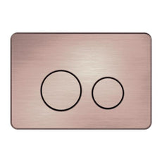 Nero In Wall Toilet Push Plate Brushed Bronze NRPL001BZ - The Blue Space