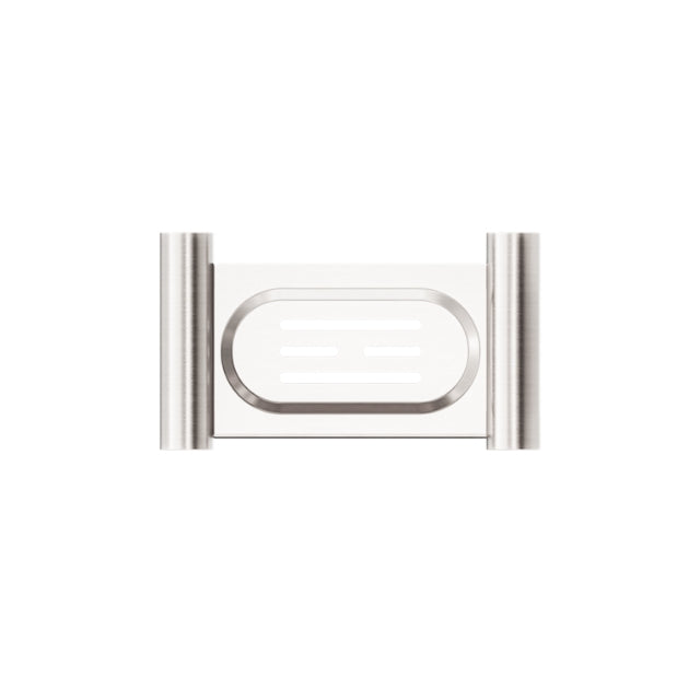 Shop Online Nero New Mecca Soap Dish Holder Brushed Nickel NR2330BN | The Blue Space