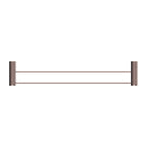 Shop Online Nero Opal Double Towel Rail 800mm Brushed Bronze NR2530dBZ - The Blue Space