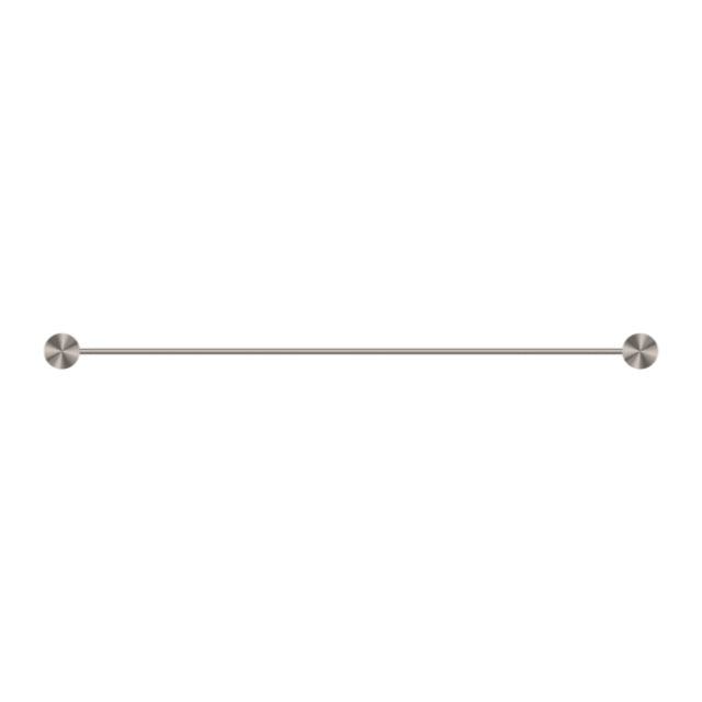 Buy Nero Opal Single Towel Rail 800mm Brushed Nickel NR2530BN - The Blue Space