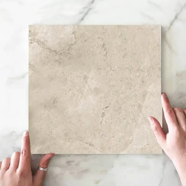 Tan Tilly Tundra Stone Look Tile  Matte Tech Grip 300 x 300 x 10mm Porcelain