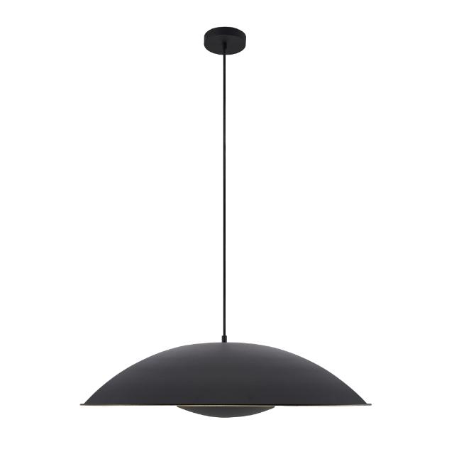 Telbix Daxia 60cm Pendant Light E27 Black DAXIAPE60-BKGD - The Blue Space