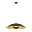 Telbix Daxia 60cm Pendant Light E27 Black DAXIAPE60-BKGD - The Blue Space