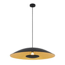 Telbix Daxia 80cm Pendant Light E27 Black DAXIAPE80-BKGD - The Blue Space