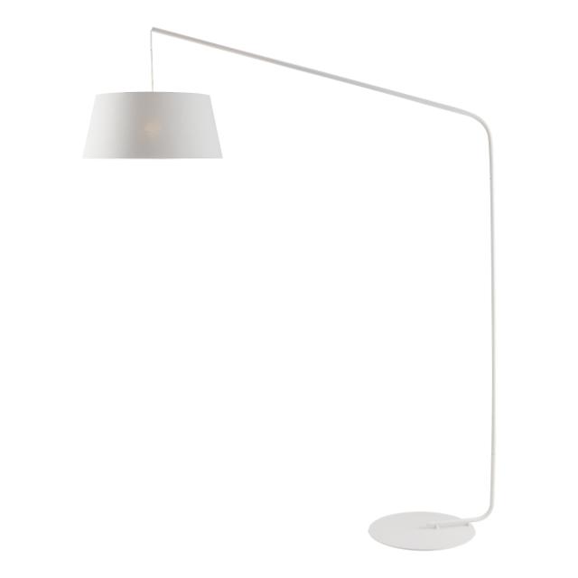 Telbix Downey Floor Lamp E27 White DOWNEYFL-WH - The Blue Space