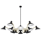 Telbix Farbon 12 Light Pendant E27 Black FARBONPE12-BK - The Blue Space