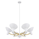 Telbix Farbon 6 Light Pendant E27 White FARBONPE6-WH - The Blue Space