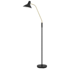 Telbix Farbon Floor Lamp E27 Black FARBONFL-BK - The Blue Space