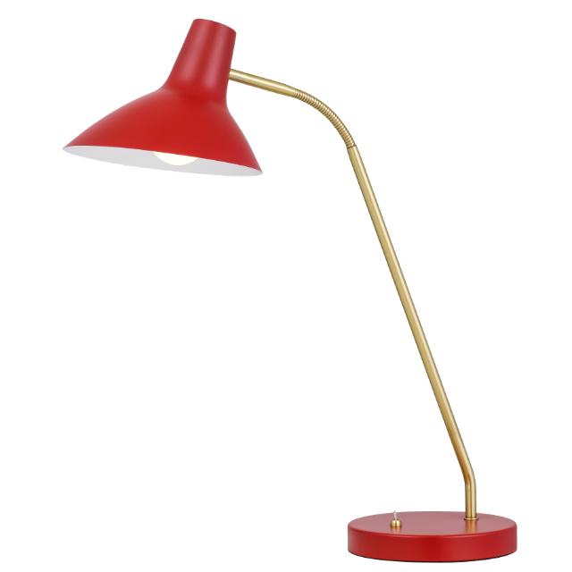 Telbix Farbon Table Lamp E27 Red FARBONTL-RD - The Blue Space