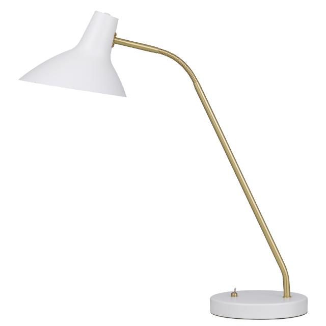 Telbix Farbon Table Lamp E27 White FARBONTL-WH - The Blue Space