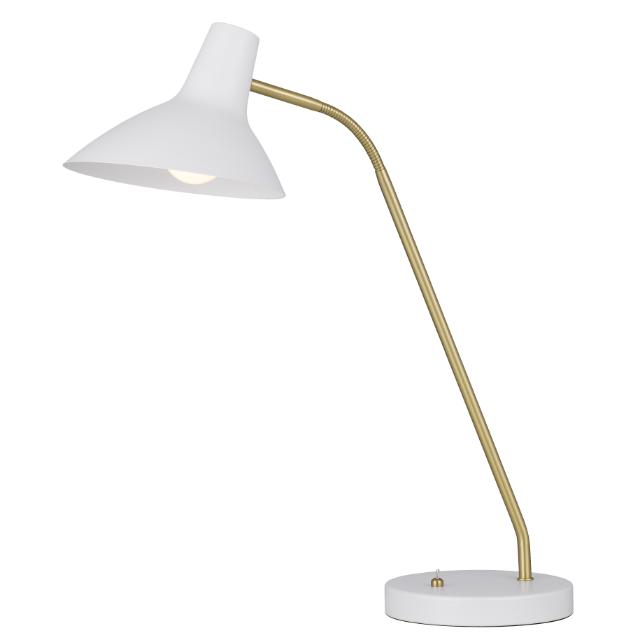 Telbix Farbon Table Lamp E27 White FARBONTL-WH - The Blue Space