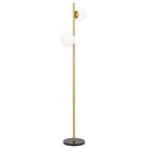 Telbix Figaro 2 Light Floor Lamp E27 Antique Gold FIGAROFL2-AGOM - The Blue Space