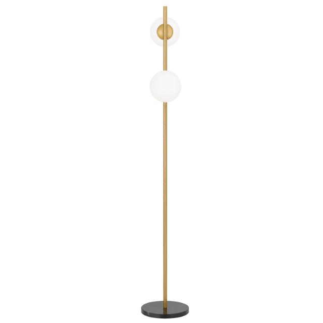 Telbix Figaro 2 Light Floor Lamp E27 Antique Gold FIGAROFL2-AGOM - The Blue Space