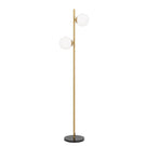 Telbix Figaro 2 Light Floor Lamp E27 Antique Gold FIGAROFL2-AGOM - The Blue Space