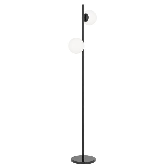 Telbix Figaro 2 Light Floor Lamp E27 Black FIGAROFL2-BKOM - The Blue Space