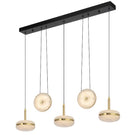 Telbix Govan 5 Light Bar LED Pendant Light  GOVANPE5B-AG - The Blue Space