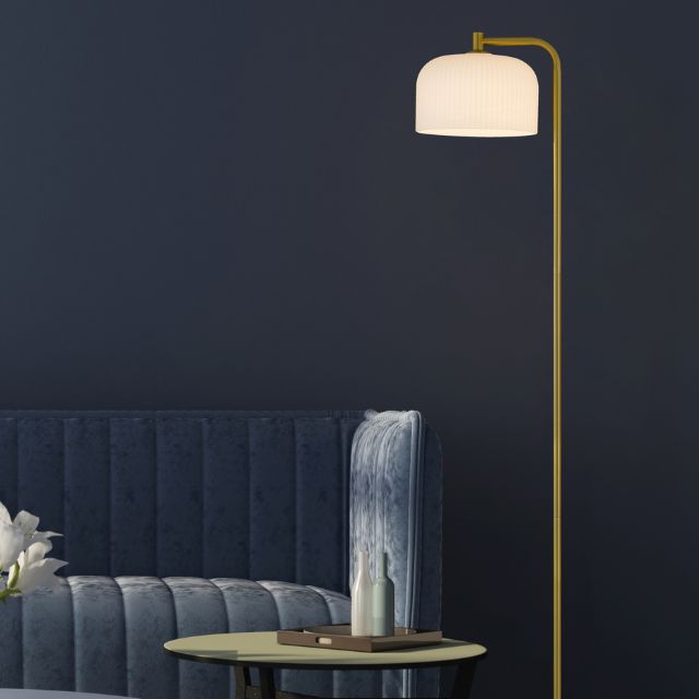 Telbix Hoff Floor Lamp E27  HOFFFL-BKOM - The Blue Space