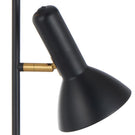 Telbix Hyvik 2 Light Floor Lamp E27 Black HYVIKFL2-BK - The Blue Space