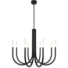 Telbix Joshua 8 Light LED Pendant Light Black JOSHUAPE8-BK - The Blue Space