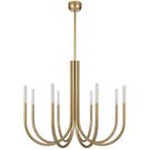 Telbix Joshua 8 Light LED Pendant Light Gold JOSHUAPE8-GD - The Blue Space