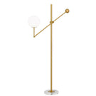 Telbix Kemi Floor Lamp E27 Gold KEMIFL-GDOP - The Blue Space