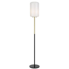 Telbix Korova Floor Lamp E27 Opal KOROVAFL-BRSOP - The Blue Space