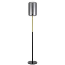 Telbix Korova Floor Lamp E27 Smoke KOROVAFL-BRSSM - The Blue Space