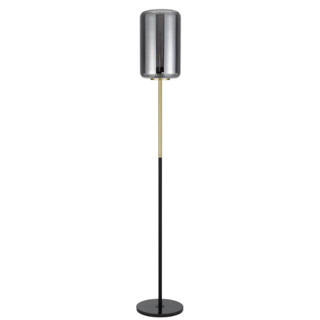 Telbix Korova Floor Lamp E27 Smoke KOROVAFL-BRSSM - The Blue Space