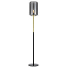 Telbix Korova Floor Lamp E27 Smoke KOROVAFL-BRSSM - The Blue Space