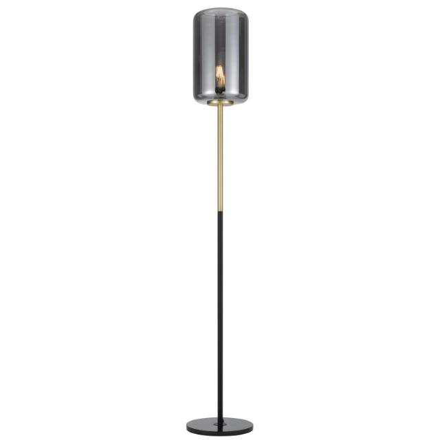 Telbix Korova Floor Lamp E27 Smoke KOROVAFL-BRSSM - The Blue Space