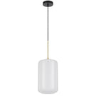 Telbix Korova Medium Pendant Light E27 Opal KOROVAPEM-BRSOP - The Blue Space