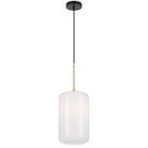 Telbix Korova Medium Pendant Light E27 Opal KOROVAPEM-BRSOP - The Blue Space