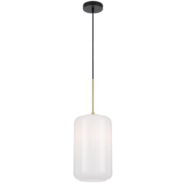 Telbix Korova Medium Pendant Light E27 Opal KOROVAPEM-BRSOP - The Blue Space