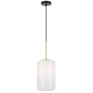 Telbix Korova Medium Pendant Light E27 Opal KOROVAPEM-BRSOP - The Blue Space