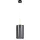 Telbix Korova Medium Pendant Light E27 Smoke KOROVAPEM-BRSSM - The Blue Space