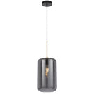 Telbix Korova Medium Pendant Light E27 Smoke KOROVAPEM-BRSSM - The Blue Space