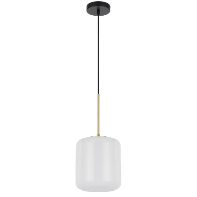 Telbix Korova Small Pendant Light E27 Opal KOROVAPES-BRSOP - The Blue Space