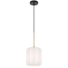 Telbix Korova Small Pendant Light E27 Opal KOROVAPES-BRSOP - The Blue Space