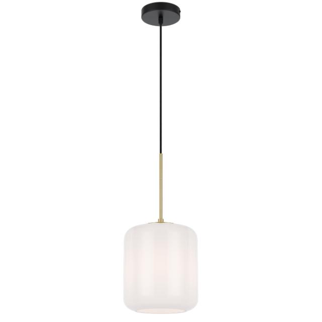 Telbix Korova Small Pendant Light E27 Opal KOROVAPES-BRSOP - The Blue Space