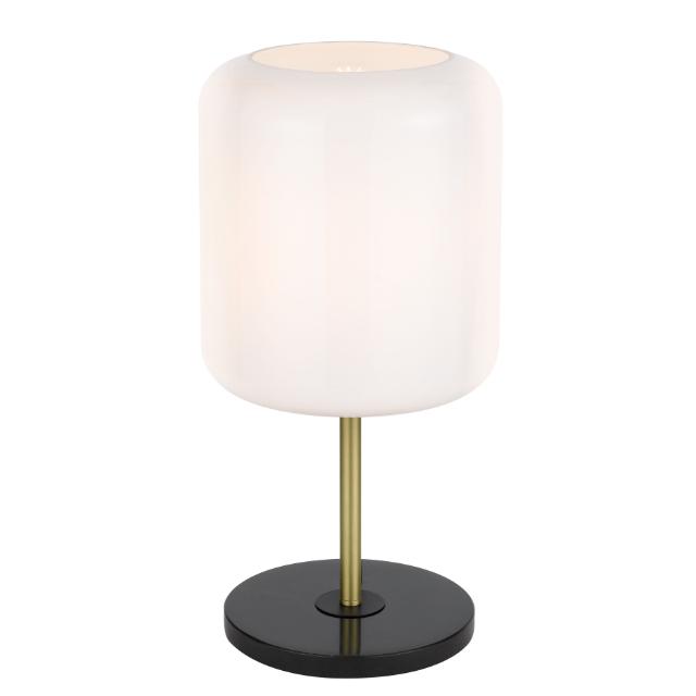 Telbix Korova Table Lamp E27 Opal KOROVATL-BRSOP - The Blue Space