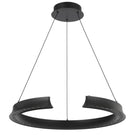 Telbix Lucid Pendant Light Round LED Black LUCIDPE065-BK - The Blue Space