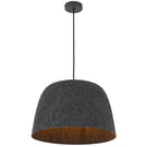 Telbix Malin Felt Pendant Light E27 Black MALINPE-BK - The Blue Space