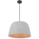 Telbix Malin Felt Pendant Light E27 Grey MALINPE-GY - The Blue Space