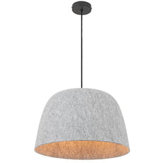 Telbix Malin Felt Pendant Light E27 Grey MALINPE-GY - The Blue Space