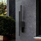 Telbix Masto Exterior Wall Light LED Black MASTOWB2-BK83 - The Blue Space