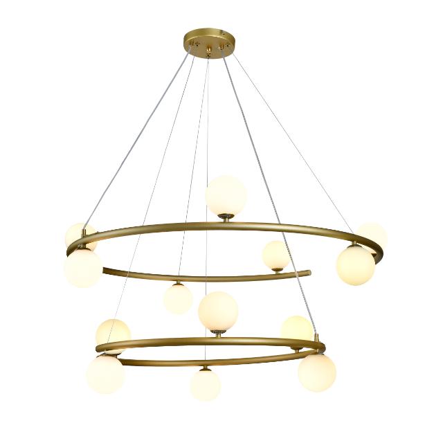 Telbix Ovaria 13 Light Pendant Light G9 Gold OVARIAPE13-GDOP - The Blue Space